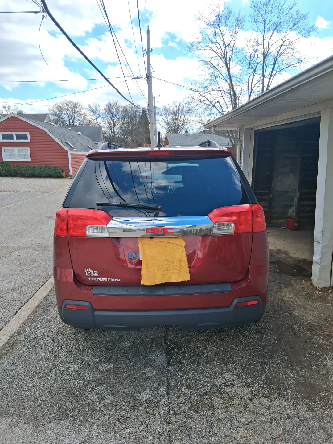 Red 2012 GMC Terrain SLT SUV - photo 4