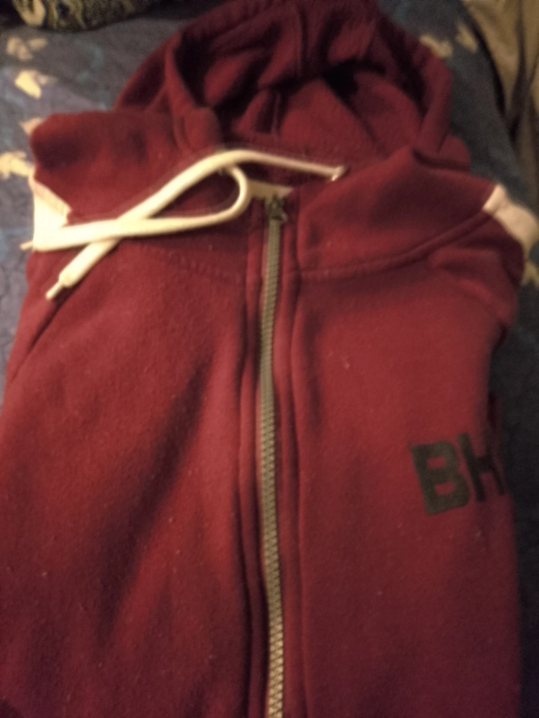 Maroon colour hoodie