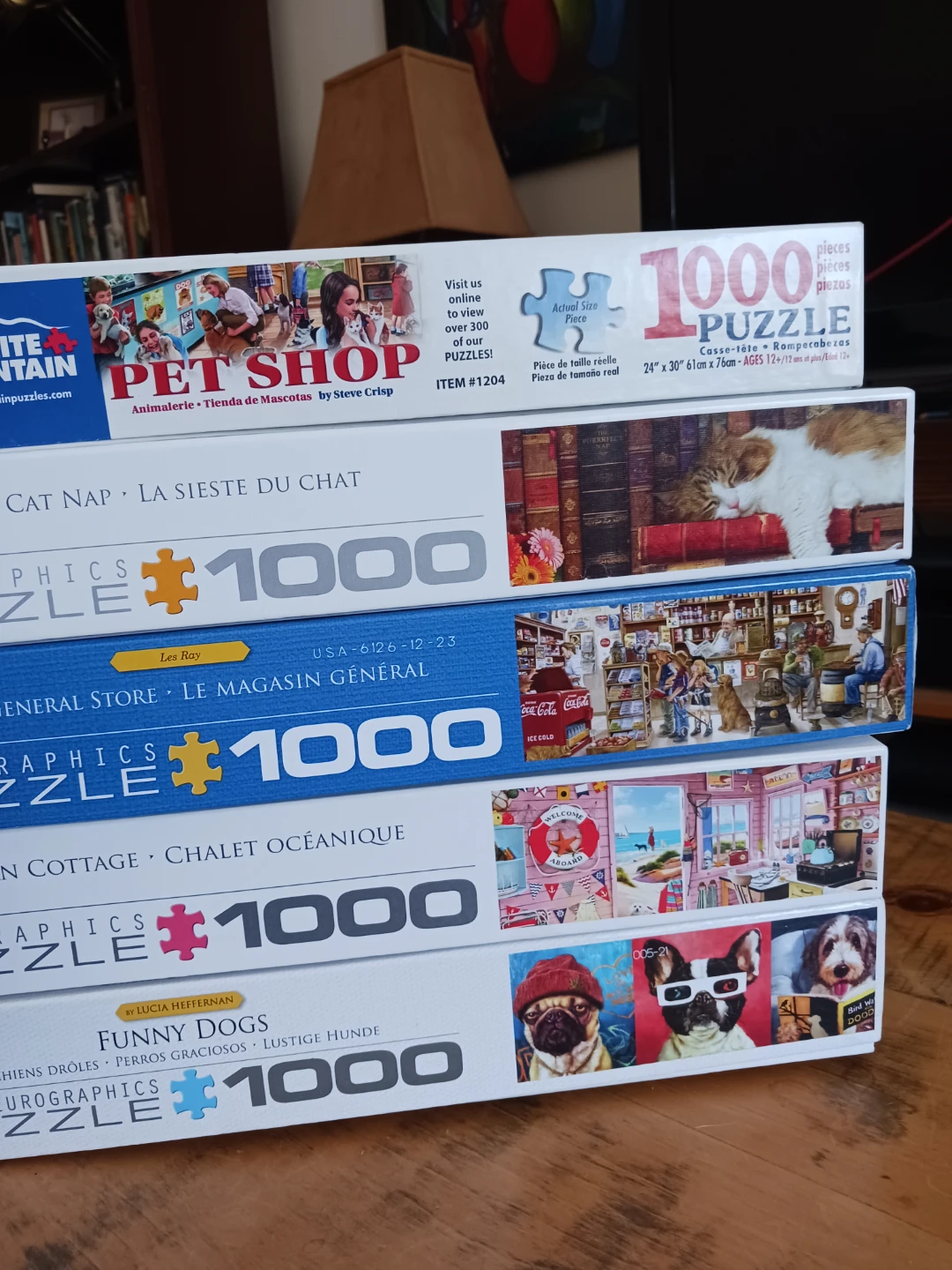 White Mountain Pet Shop 1000 Piece Puzzle