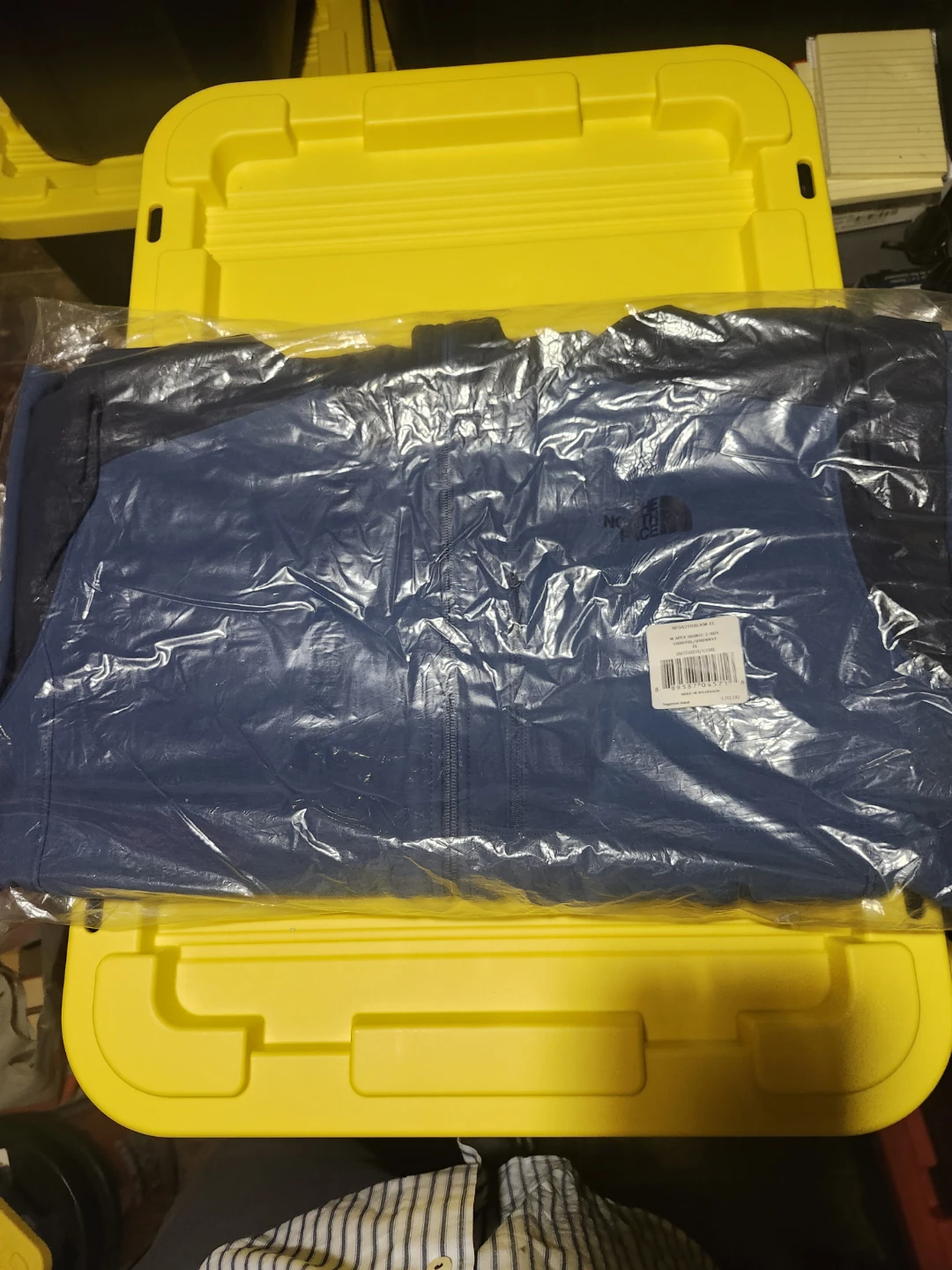 The North Face Men's Blue Full Zip Jacket XL