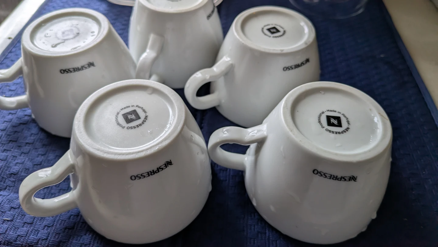 Nespresso Espresso Cups - Set of 5 White - photo 2