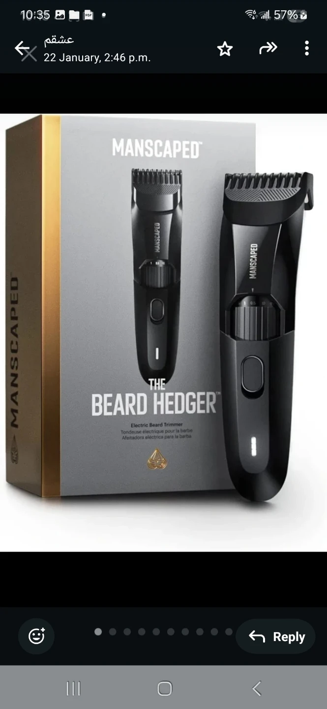 MANSCAPED The Beard Hedger Electric Beard Trimmer