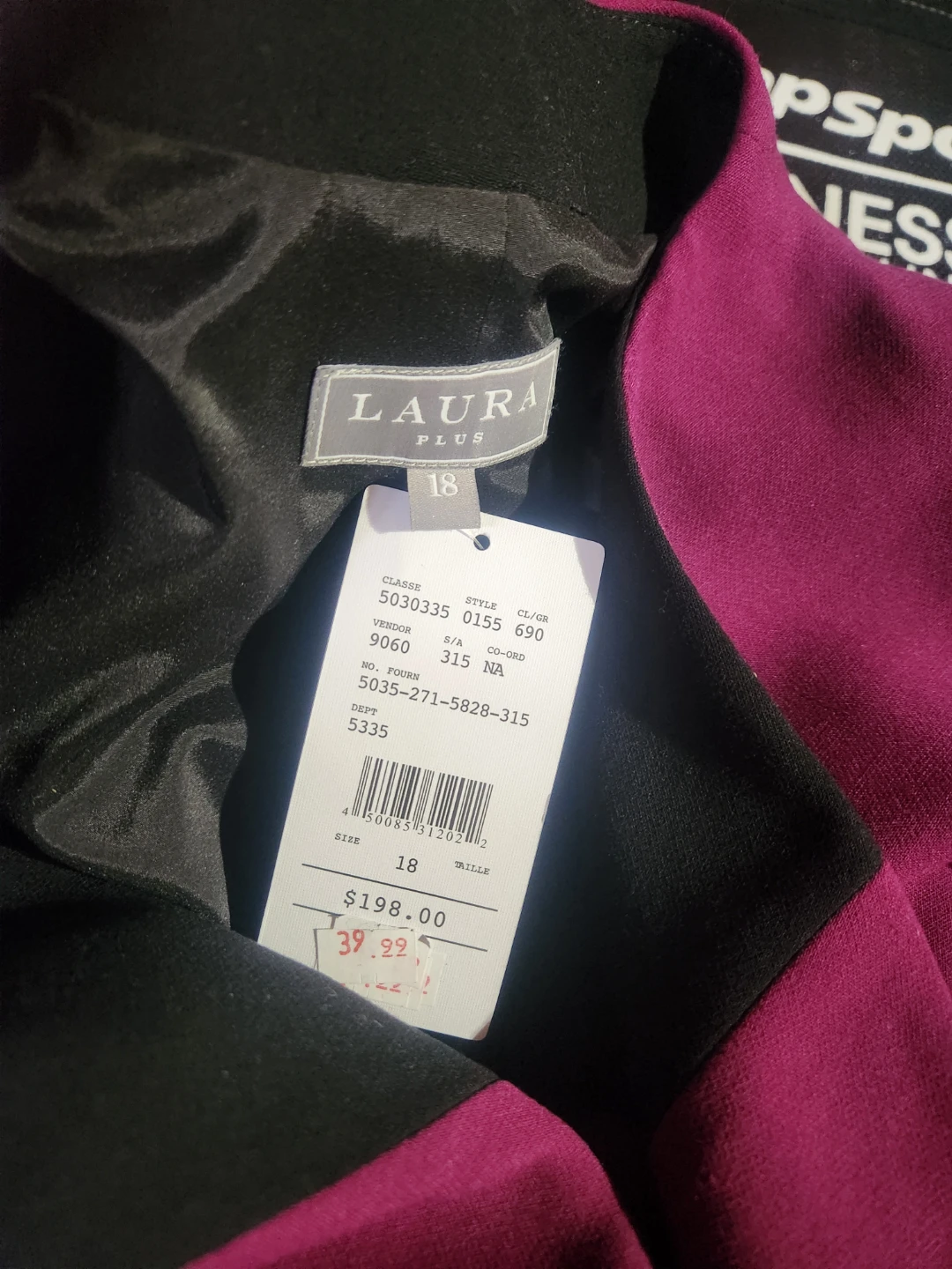 Laura Plus Women's Blazer - Magenta, Size 18 - photo 3