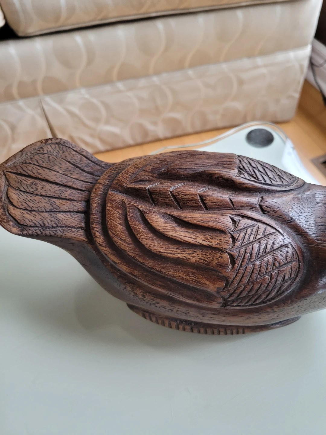 Carved Wooden Duck Decoy - photo 2