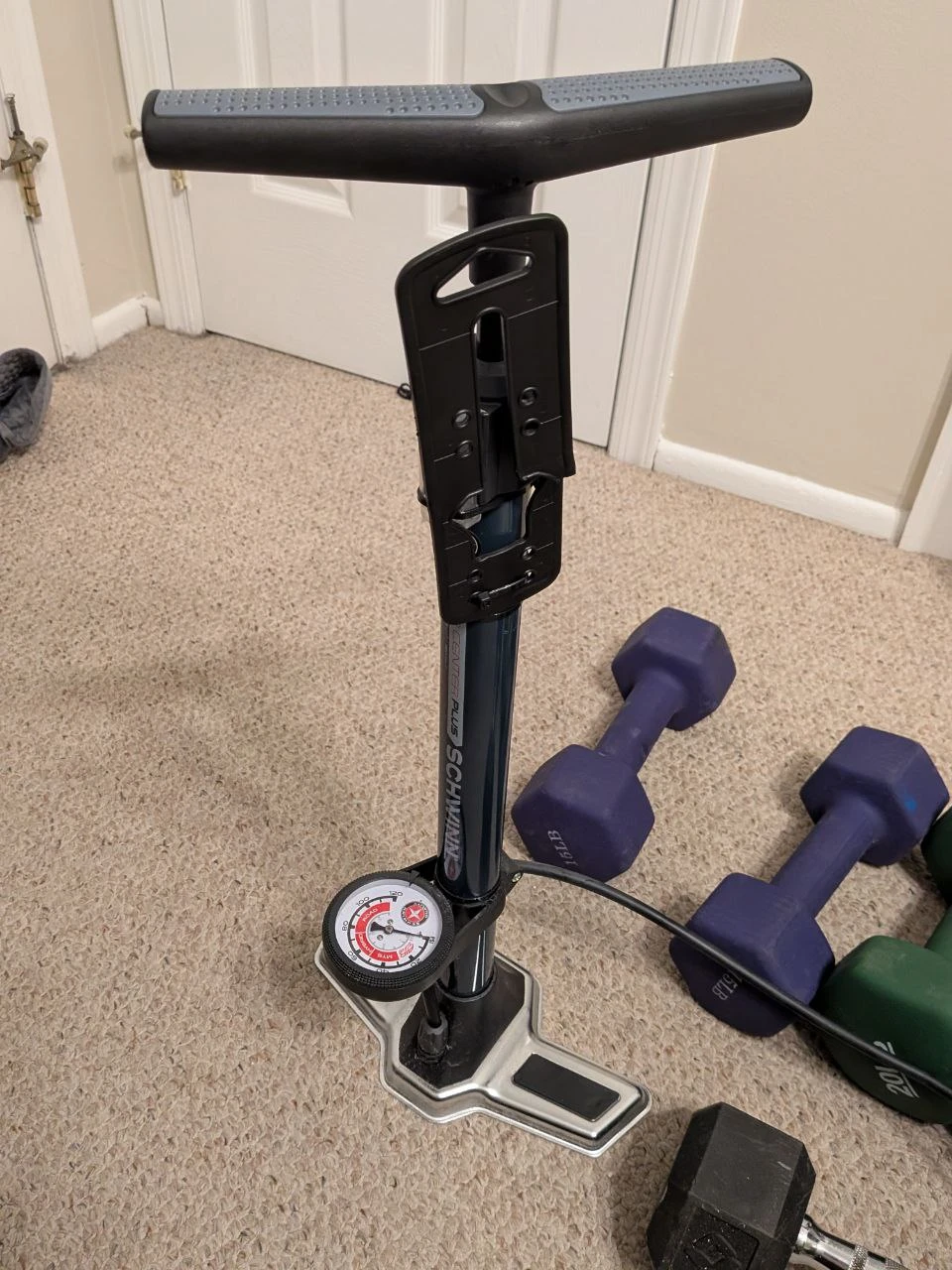 Schwinn Bicycle Floor Pump with Gauge