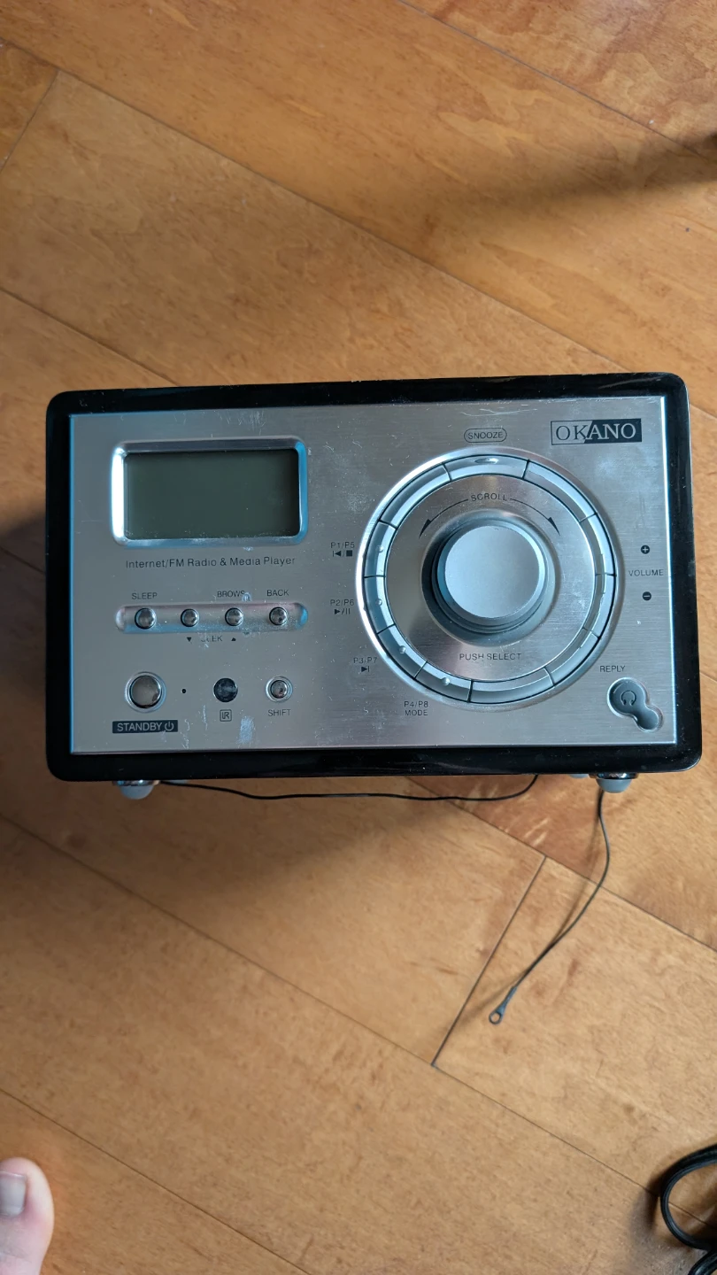 OKANO TR 2608I Internet FM Radio & Media Player - photo 2