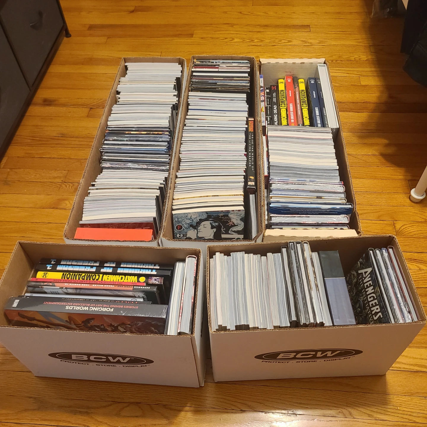 Collection of DC and Marvel Comic Books