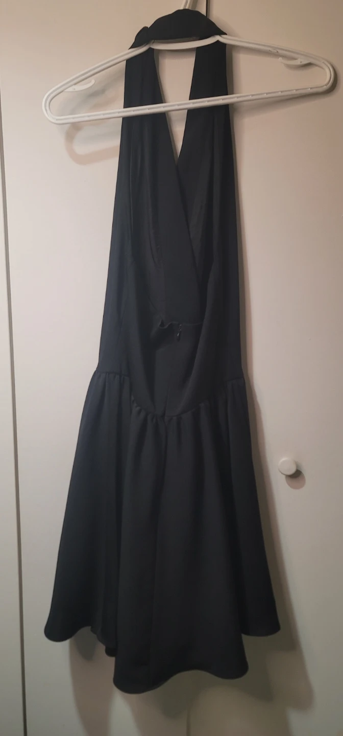 Black Halter Neck Dress
