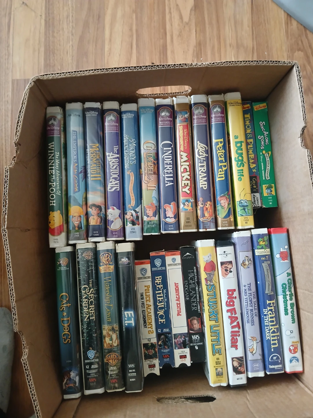 Assorted VHS Tapes Collection