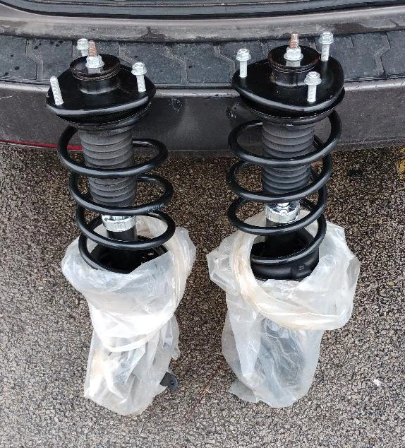 Pair of front struts 2011-2017 Honda Odyssey new Detroit axle