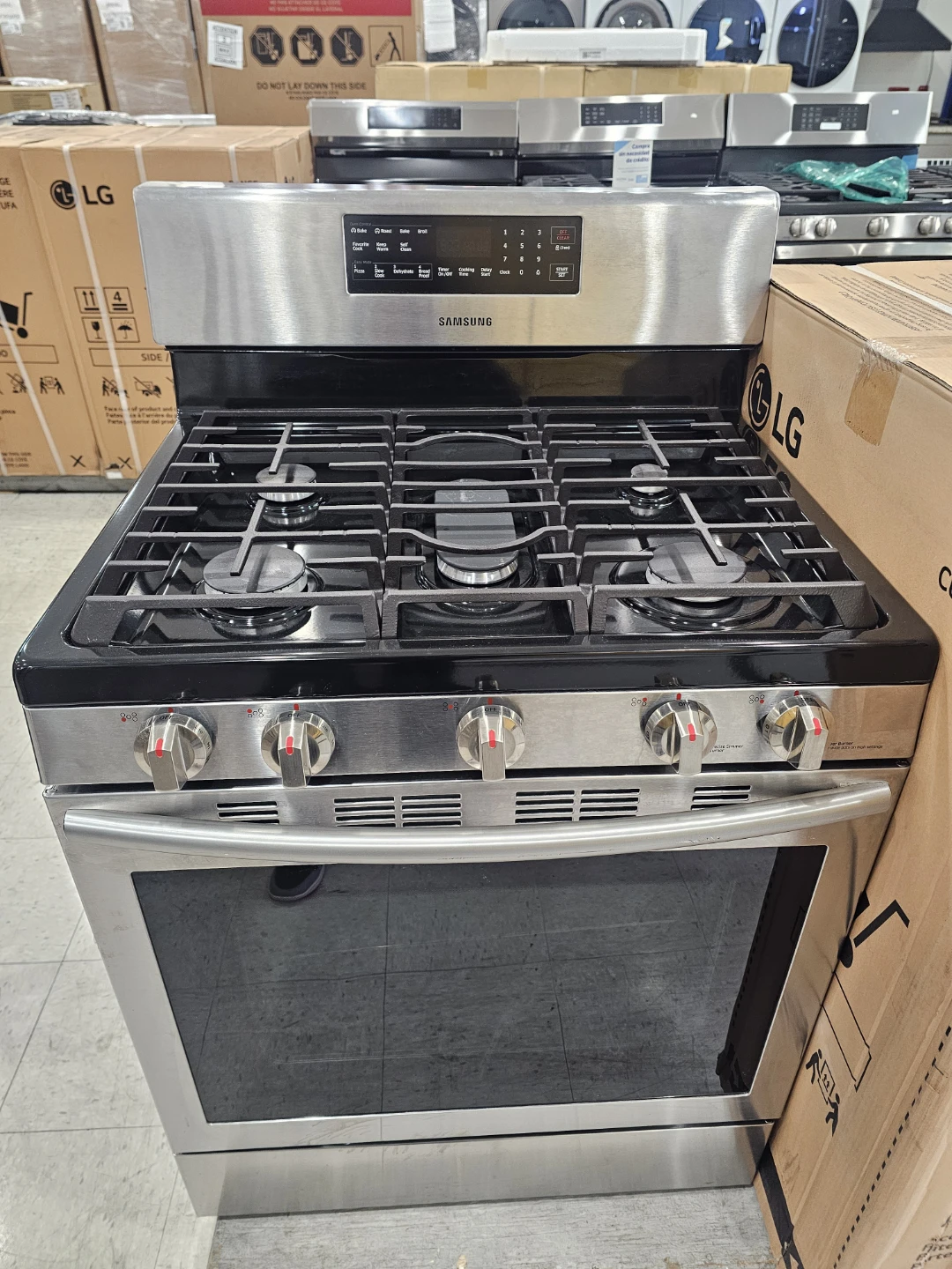 Samsung 30in Stainless steel gas stove