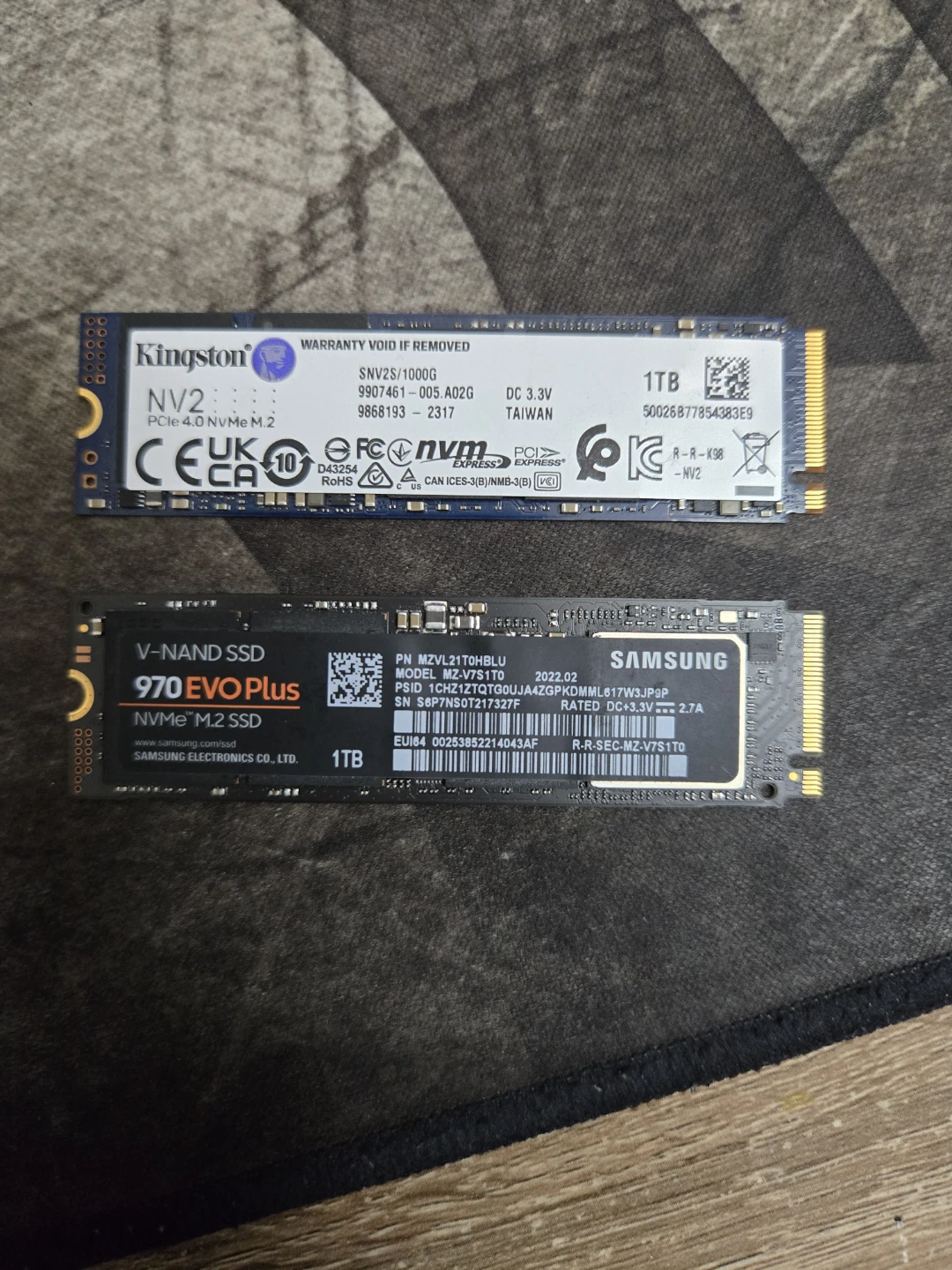 Ssd 1tb each