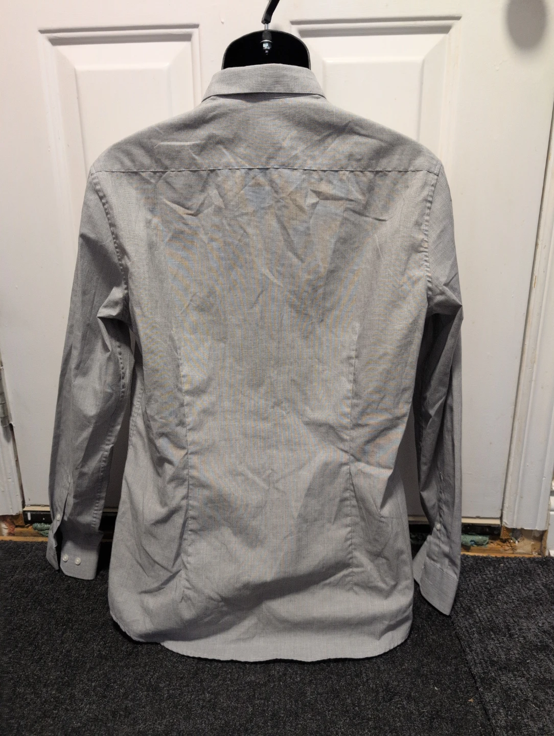 H&M Slim Fit Dress Shirt - Grey - Medium - photo 4