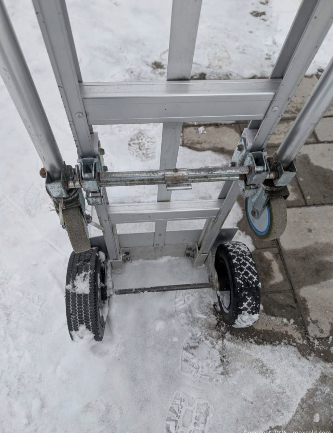 Aluminum Hand Truck Dolly with Convertible Wheels - photo 2