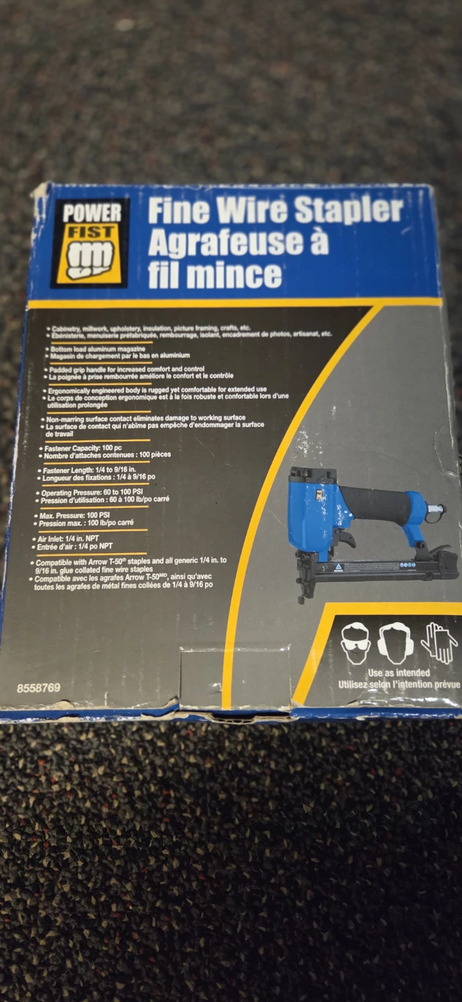 Power Fist Fine Wire Stapler