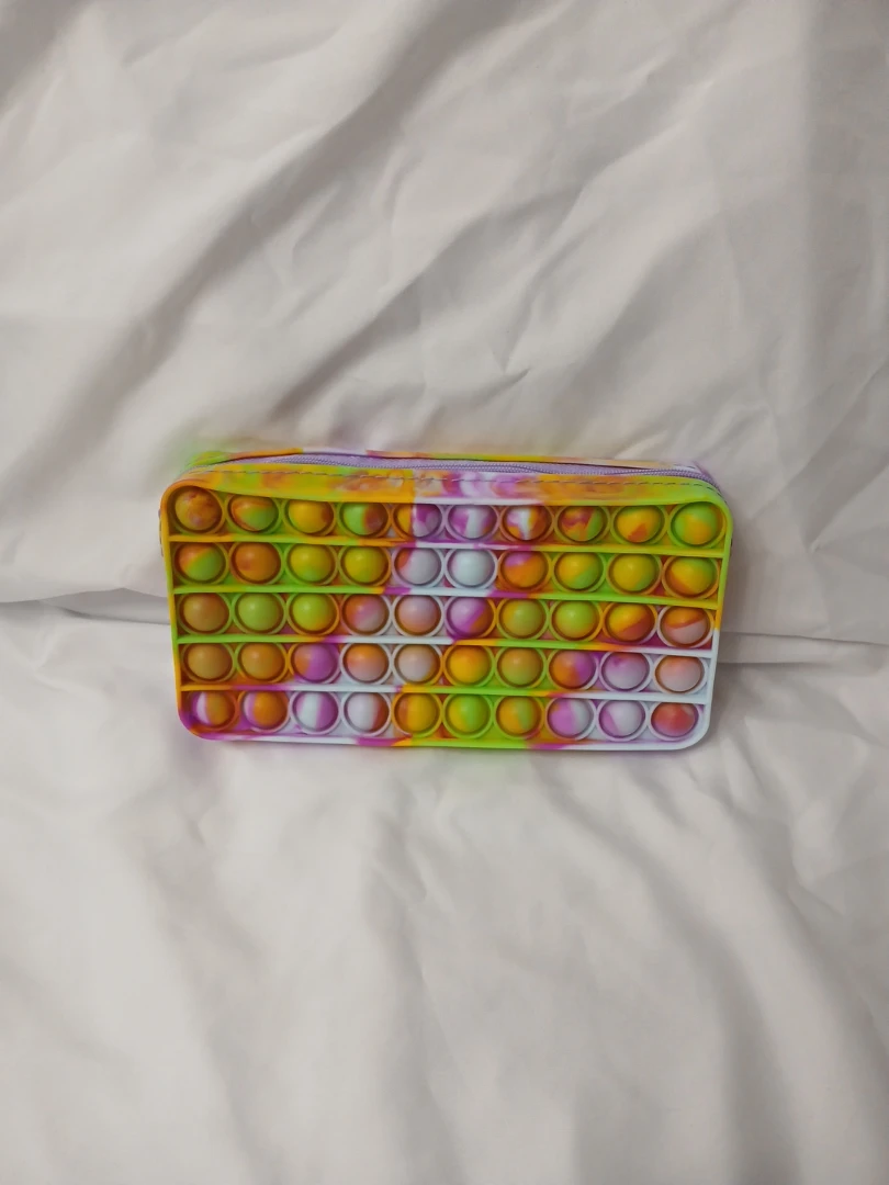 Pop It Fidget Pencil Case - Tie Dye Colors - photo 4