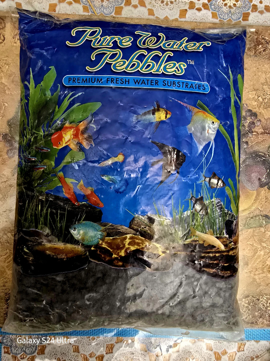 Pure Water Pebbles River Jack Fresh Substrate 5 Lbs Black Frost - photo 5