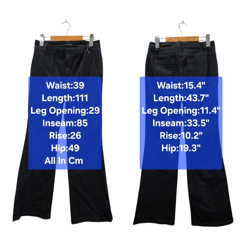 BNWTT ​Club Monaco Amelia Flare Trouser Jeans Size 28 - photo 2