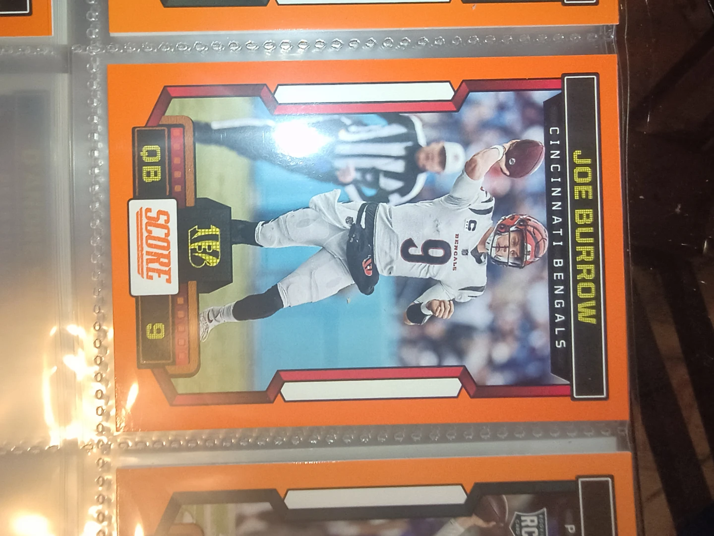 Score NFL Football Trading Cards