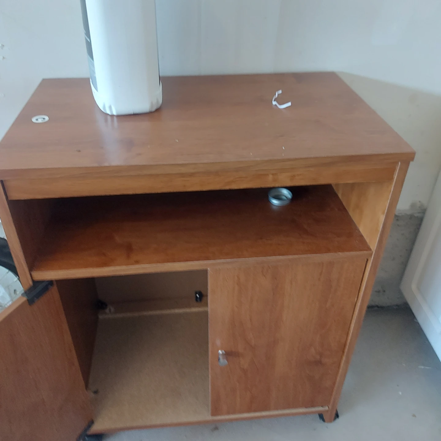Wooden Side Table Cabinet - photo 4