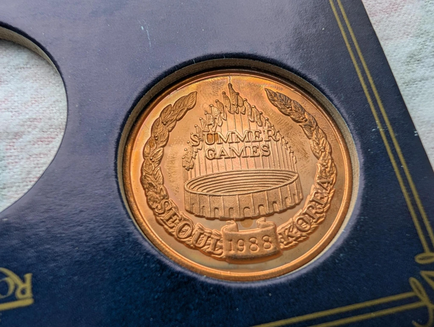 Baseball 1988 Seoul Summer Games Commemorative Medals Set - photo 4