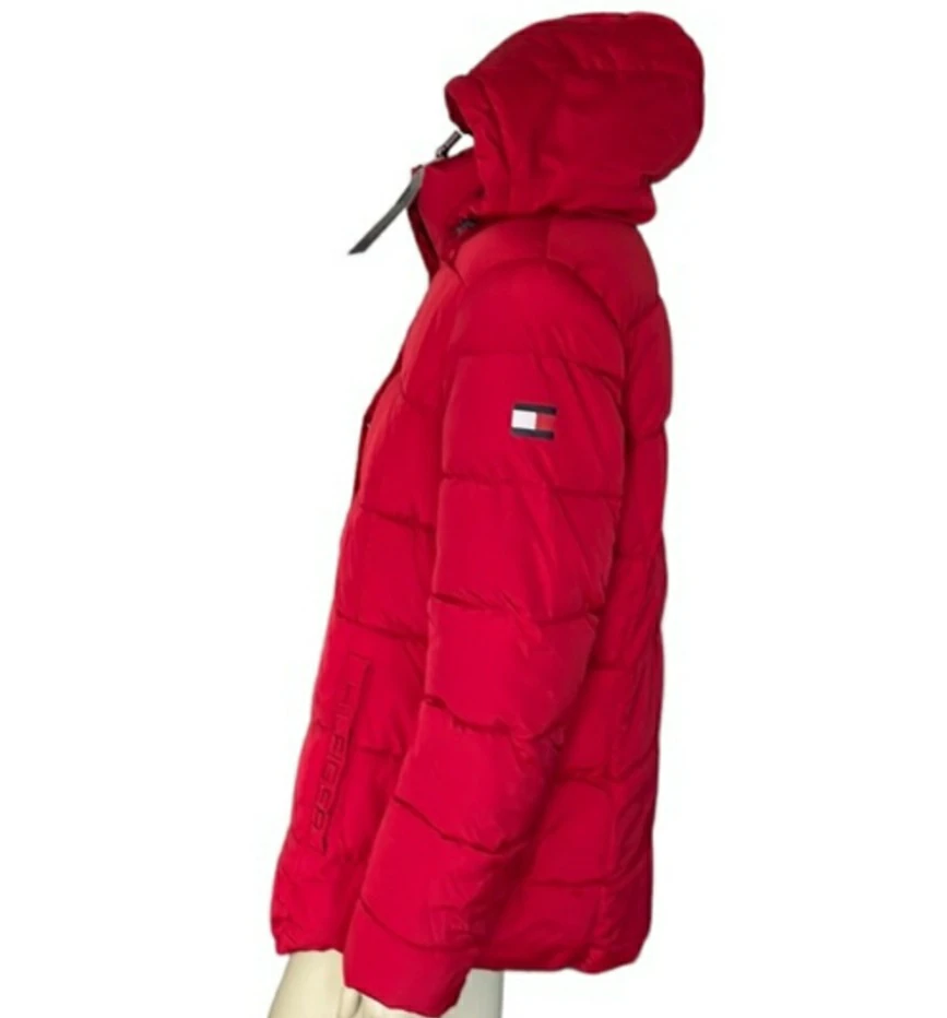 Brand new Tommy Hilfiger Women's Puffer Red Jacket - photo 4