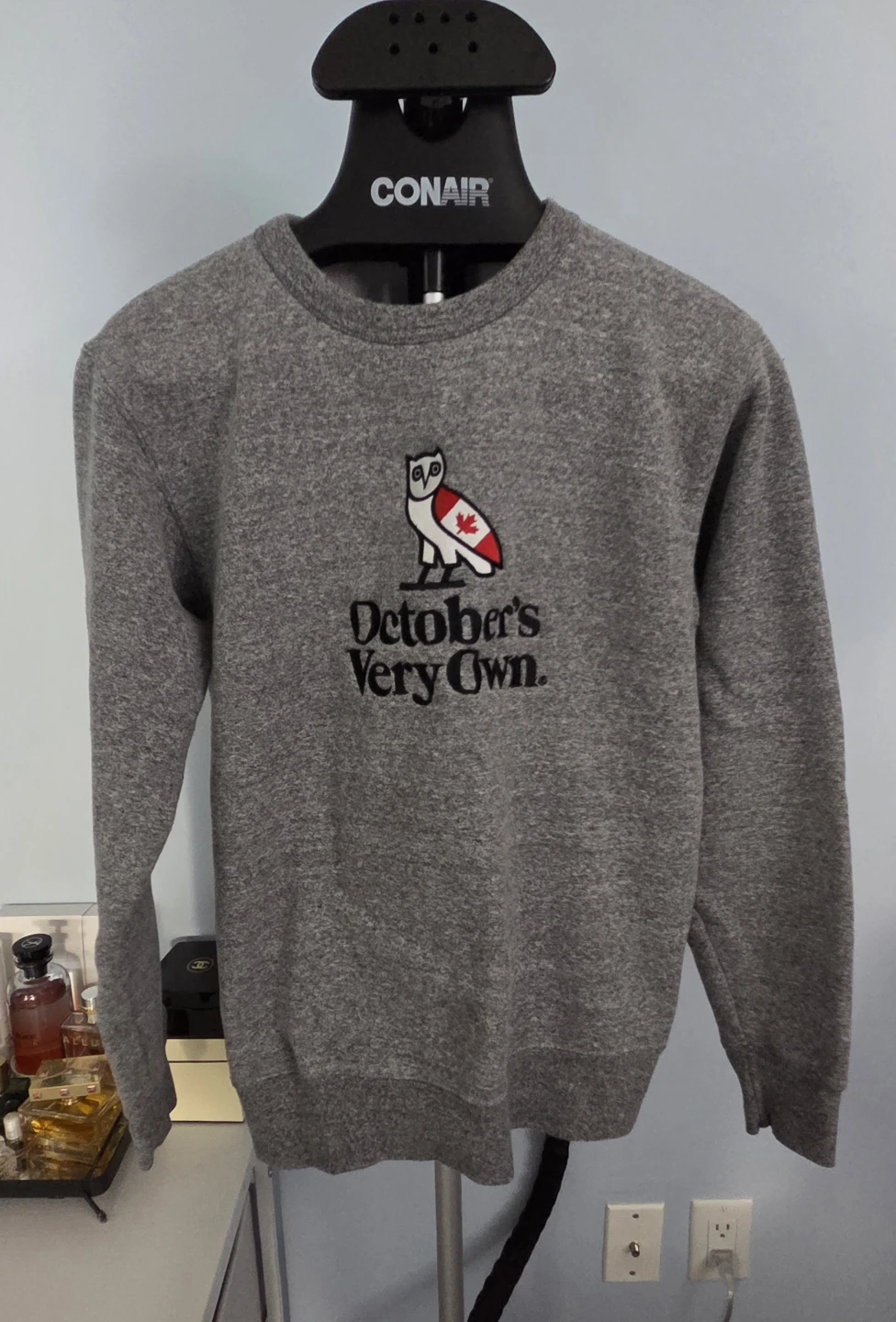 October's Very Own OVO Crewneck Sweatshirt Grey Small