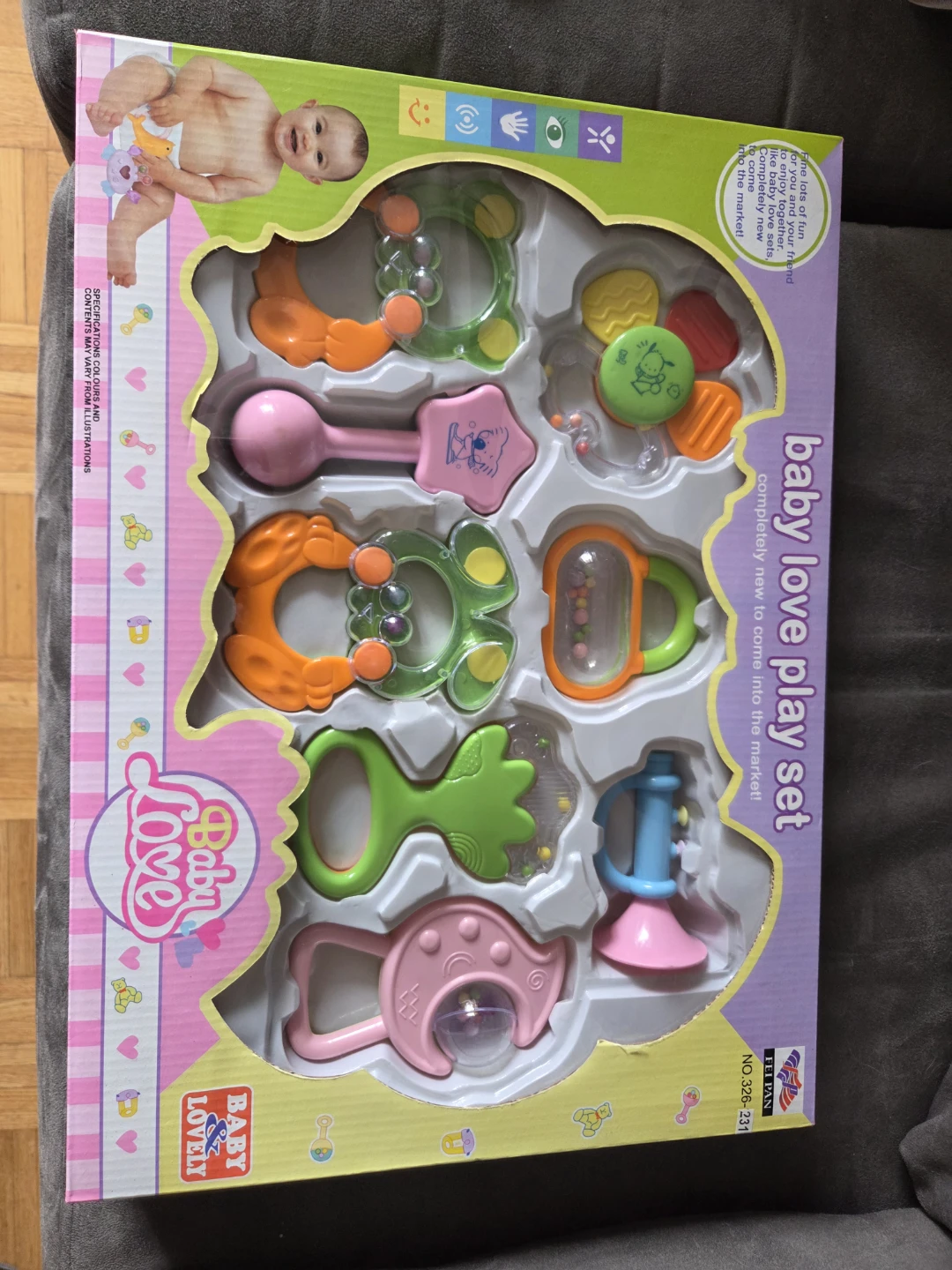🥕Baby Love Play Set Infant Rattles and Teethers