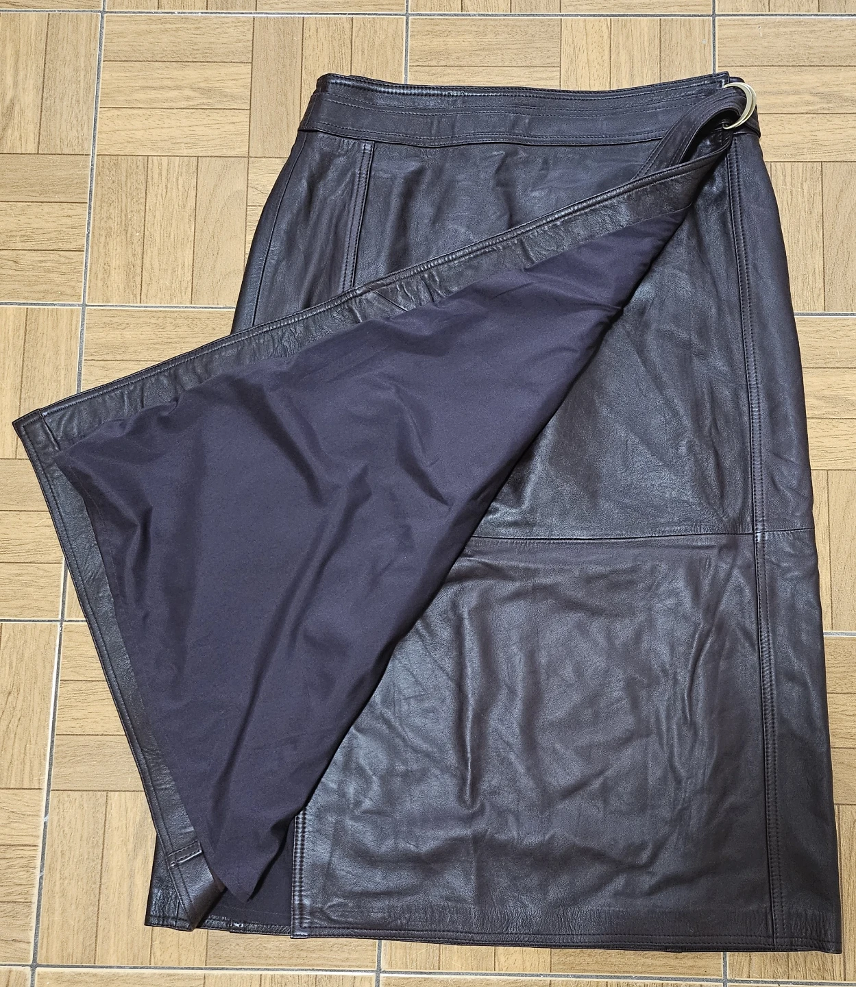 whistles genuine leather skirt - photo 2