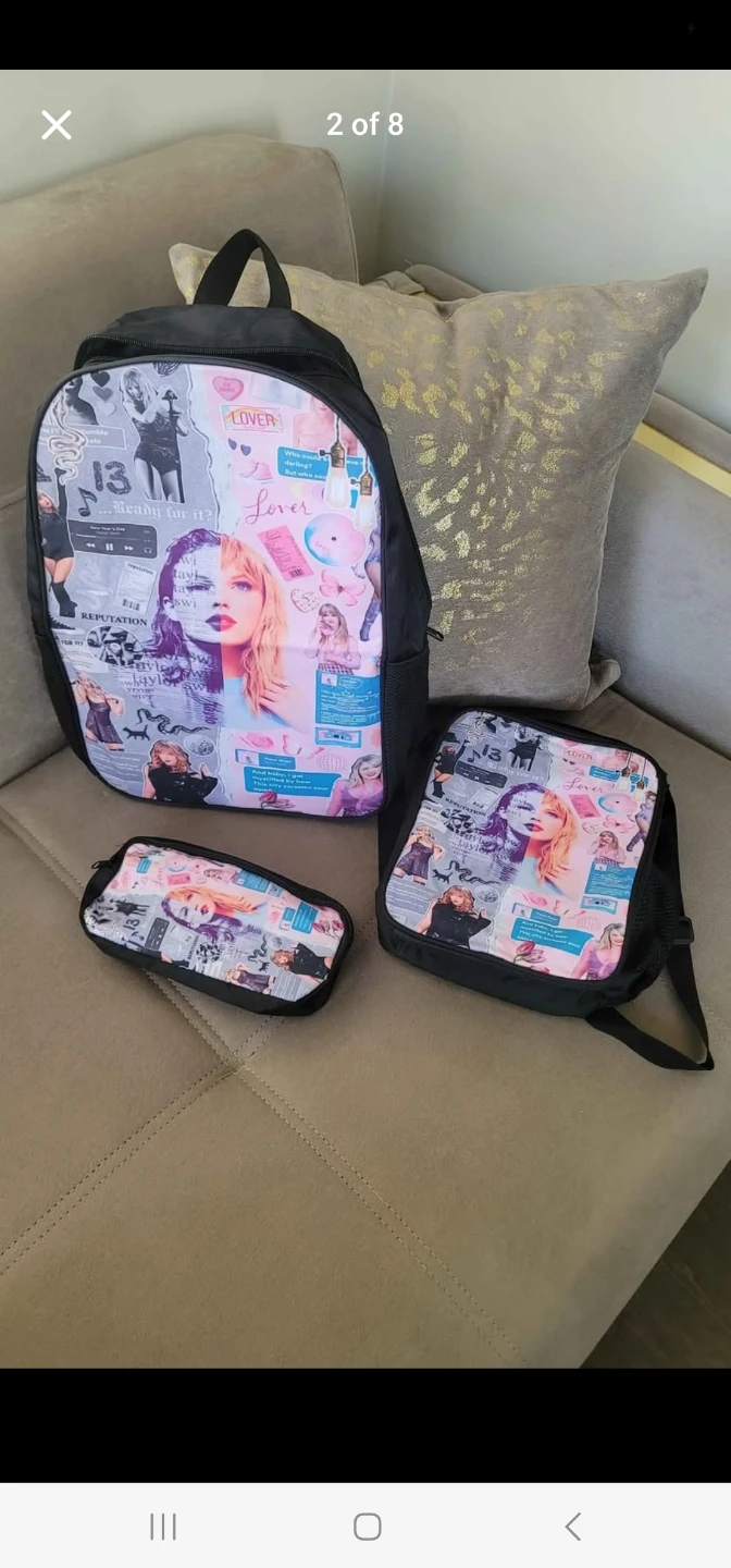 Backpack 3 pieces set (new never used) - photo 3