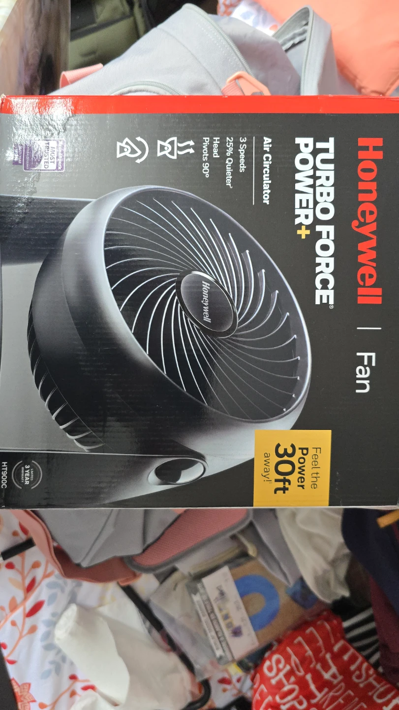 Honeywell Turbo Force Power+ Air Circulator Fan HT900C