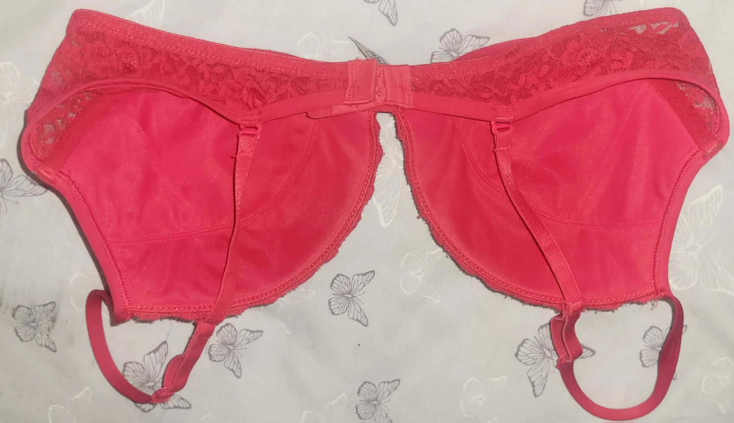 La Senza Red Lace Push-Up Bra - Size 34C - photo 2