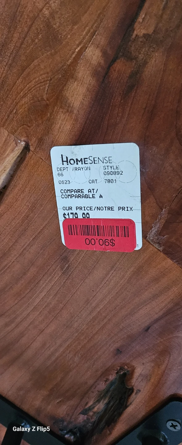 HOMESENSE Wooden Side Table - photo 3
