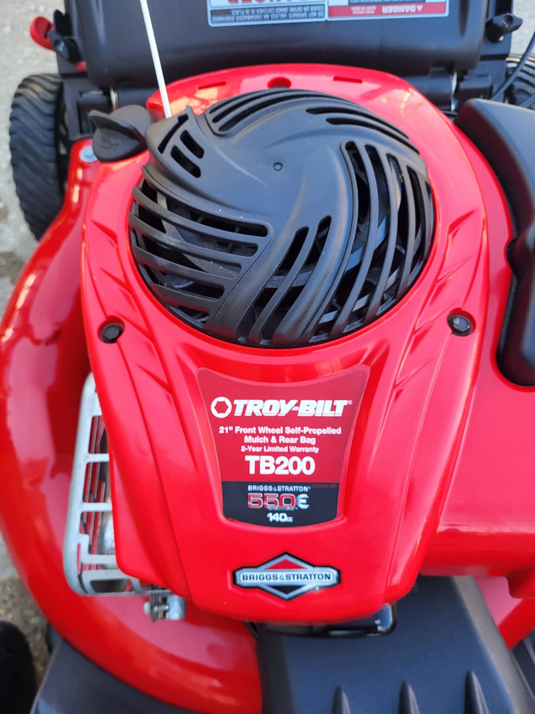 Lawnmover Troy Bilt Self Propelled semi new - photo 2