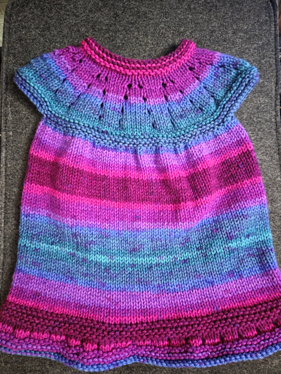 Hand-Knitted Baby Dress