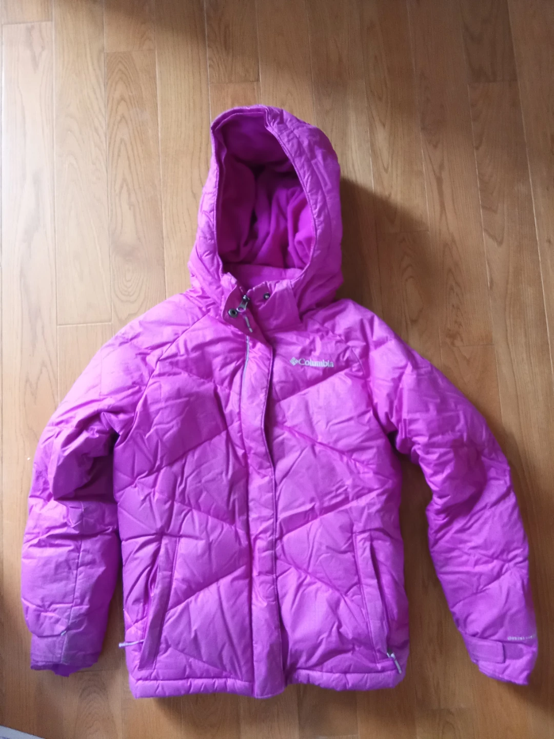Columbia Girls Puffer Jacket - Pink - Size M (10/12)