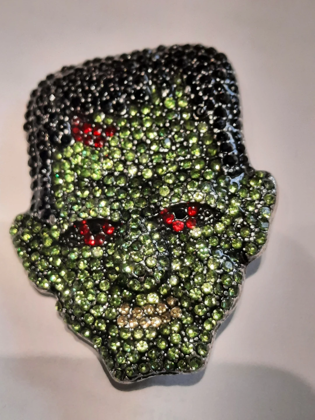 Frankenstein Head Brooch