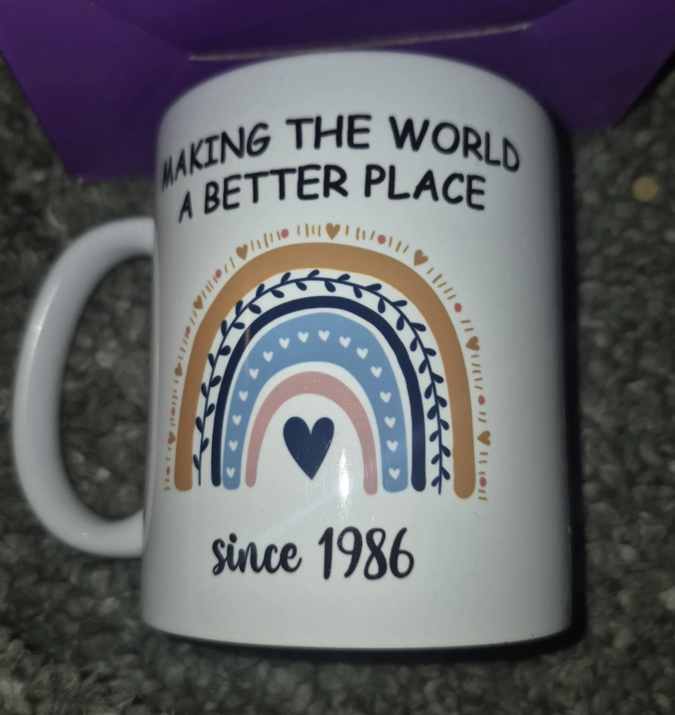 Ceramic Coffee Mug - Making the World a Better Place Since 1986