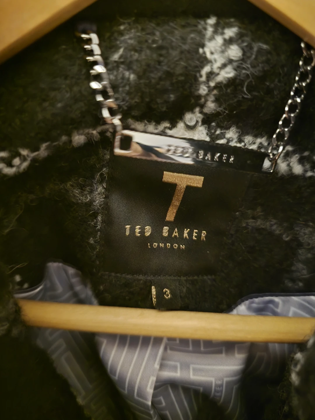 Ted Baker London Plaid Belted Wool Blend Coat - photo 3