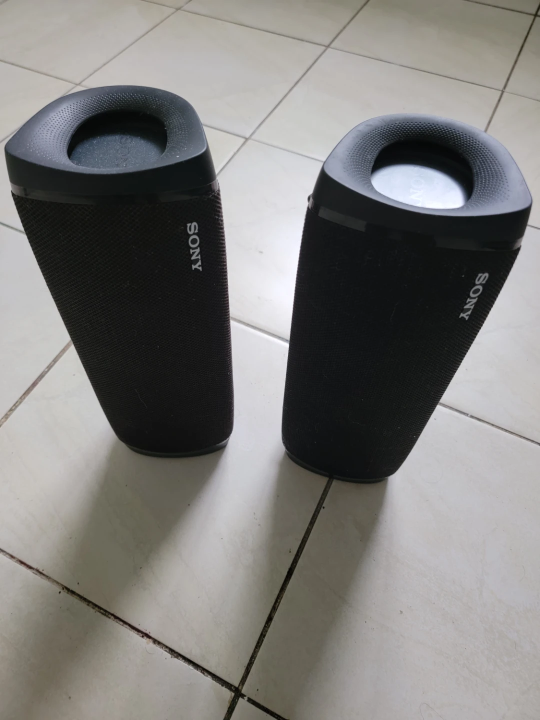 Pair of Sony SRS-XB43 Portable Bluetooth Speakers - Black - photo 2