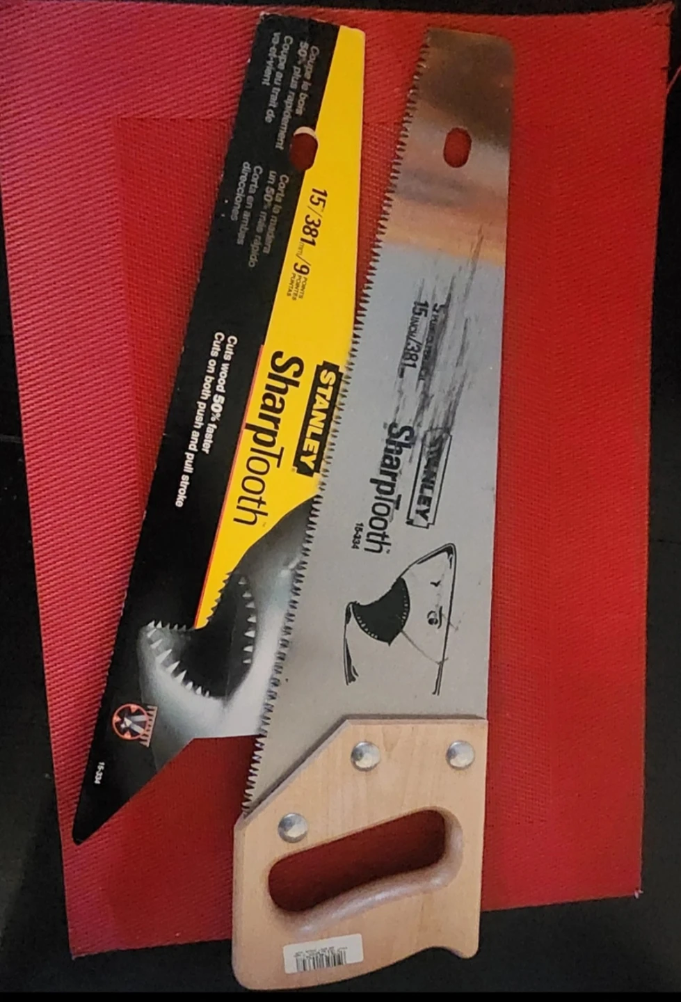 Stanley Sharptooth Hand Saw 15in - photo 3