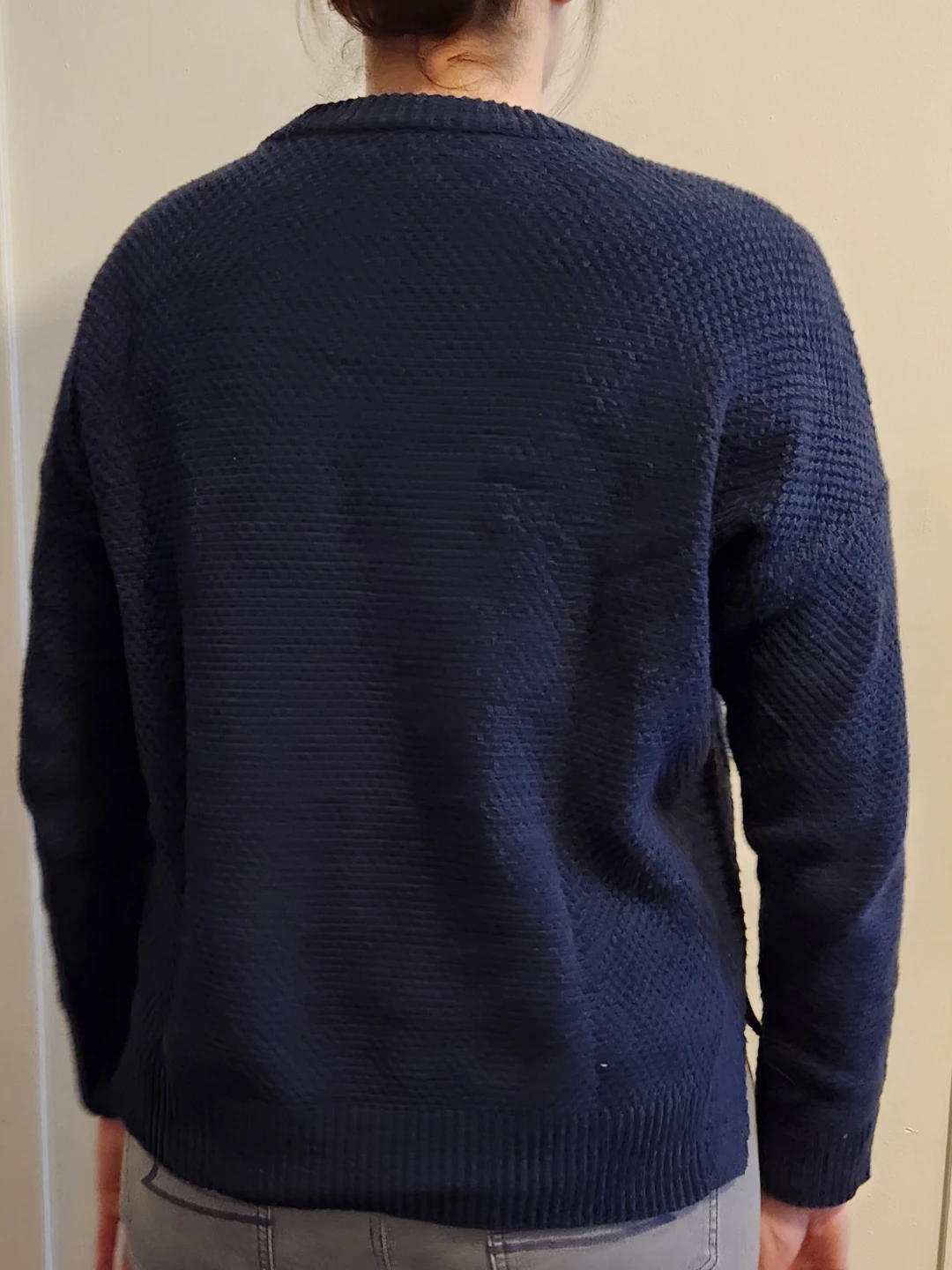 Madewell Women's Navy Textured Crewneck Sweater Size M - photo 3