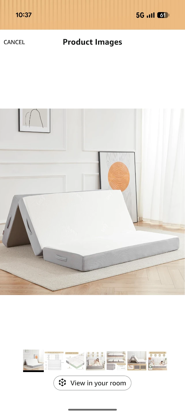 Tri-Folding Mattress