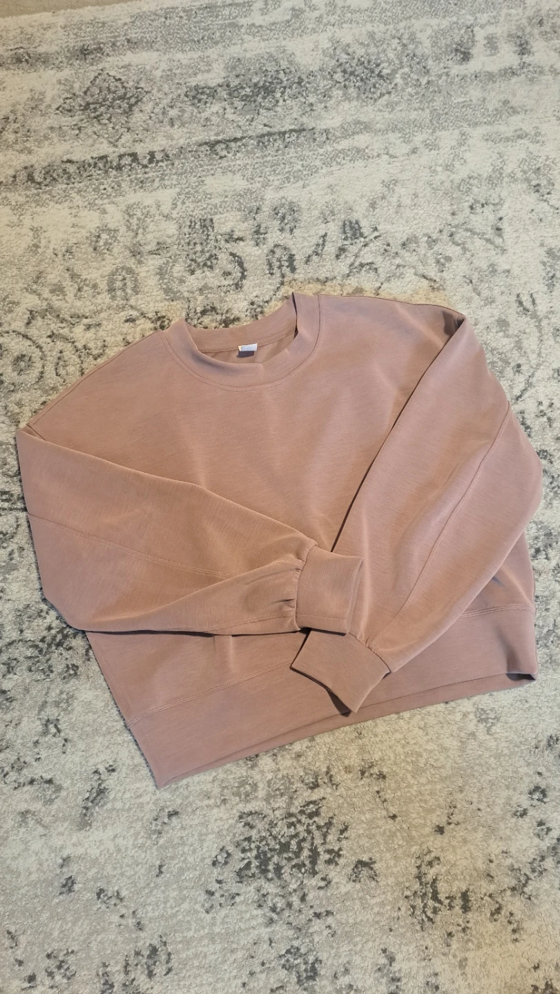 Lululemon Oversized Crop Sweatshirt, sz4 - photo 2
