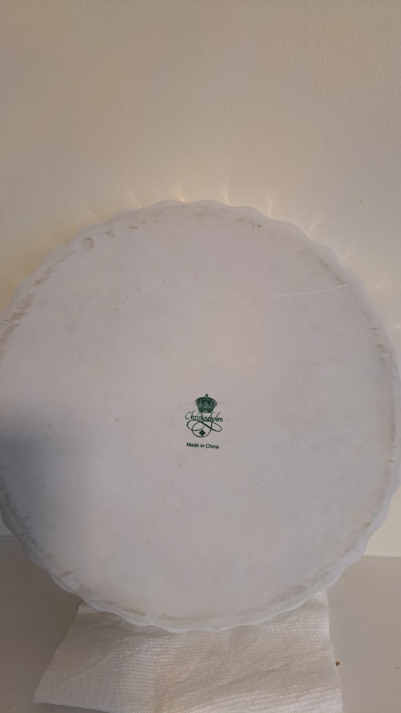 Fleur Rose Pie Plate - photo 2