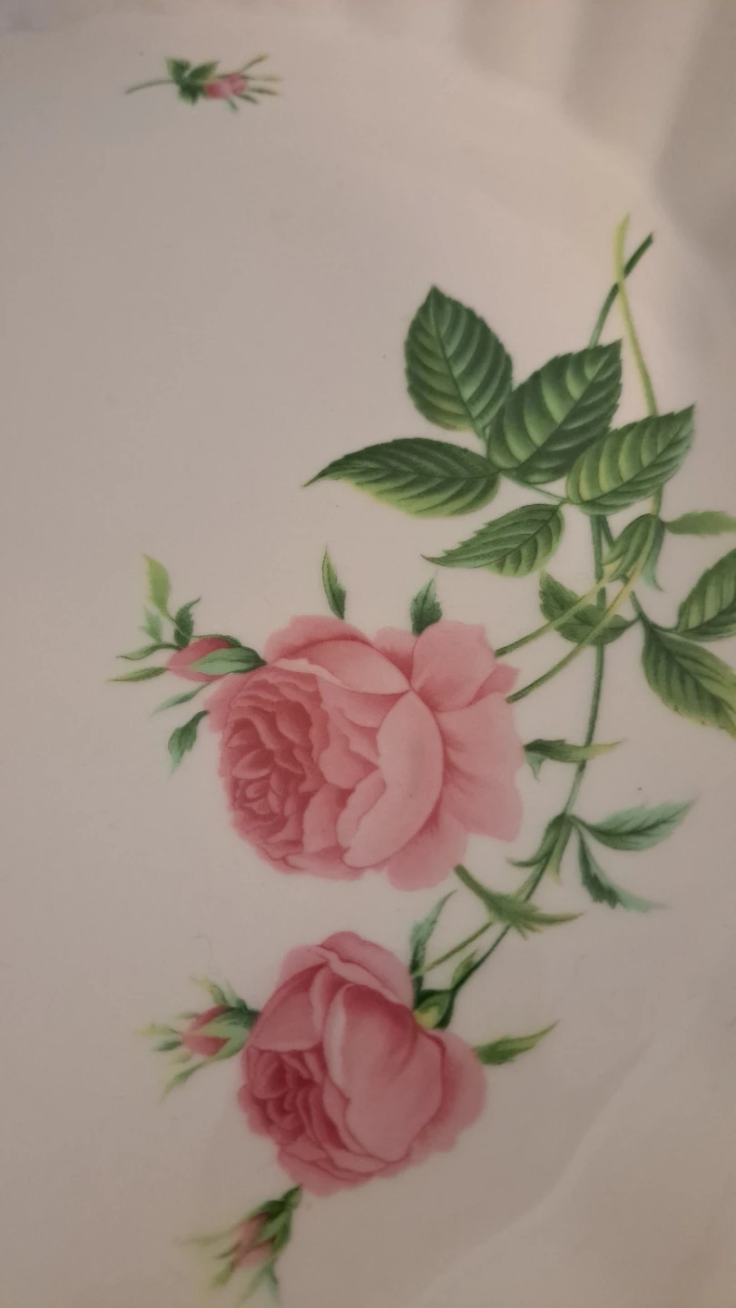Fleur Rose Pie Plate - photo 3