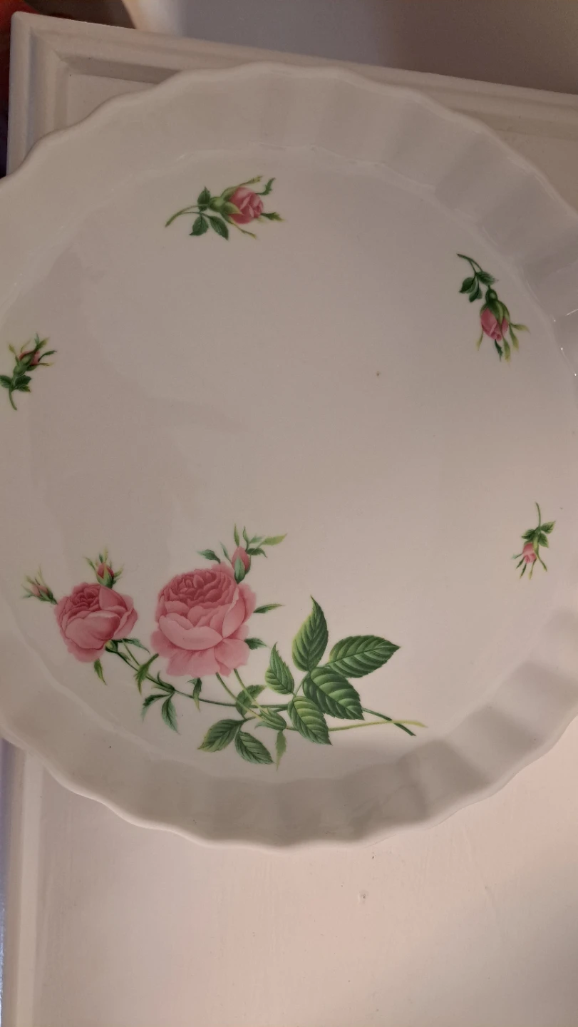 Fleur Rose Pie Plate - photo 5