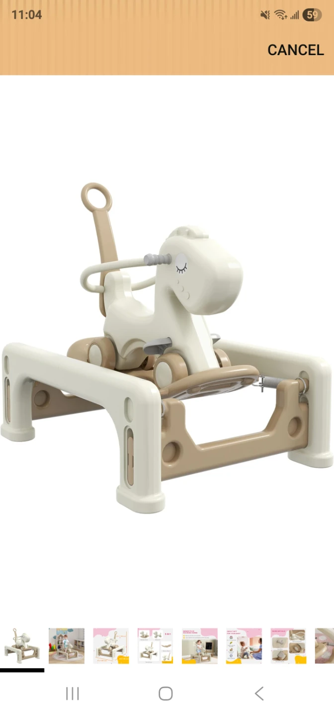 5-in-1 Multi-Functional Baby Rocker Toy