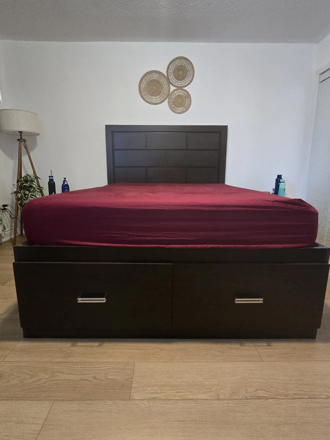 Queen Storage Bed with Headboard