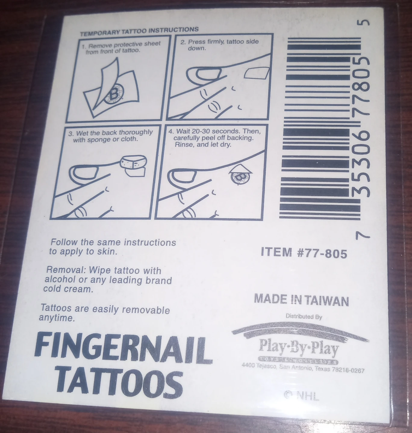 Play-By-Play Fingernail Tattoos - St. Louis Blues - photo 2